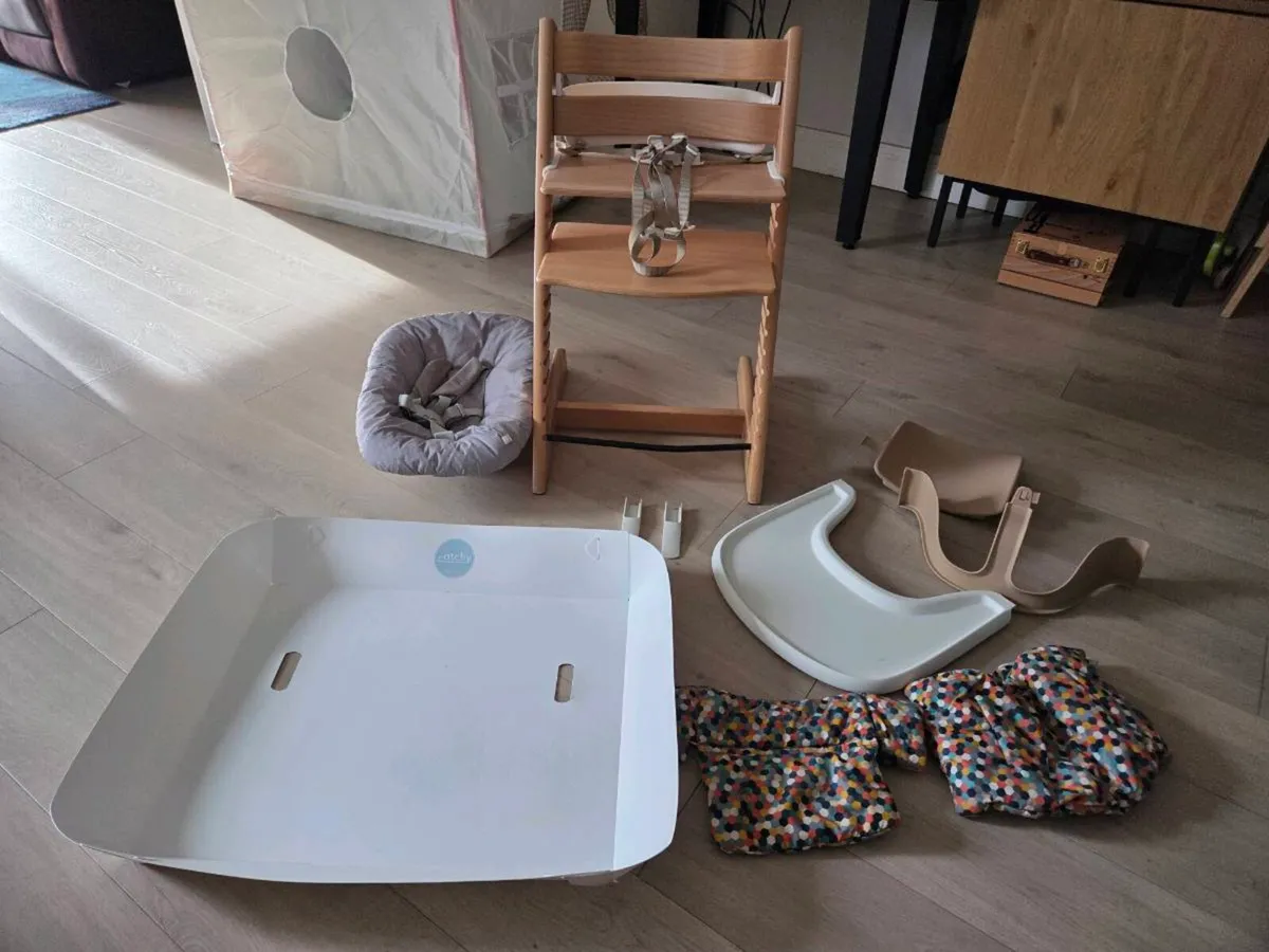 Complete Stokke Tripp Trapp Bundle + Catchy - Image 1