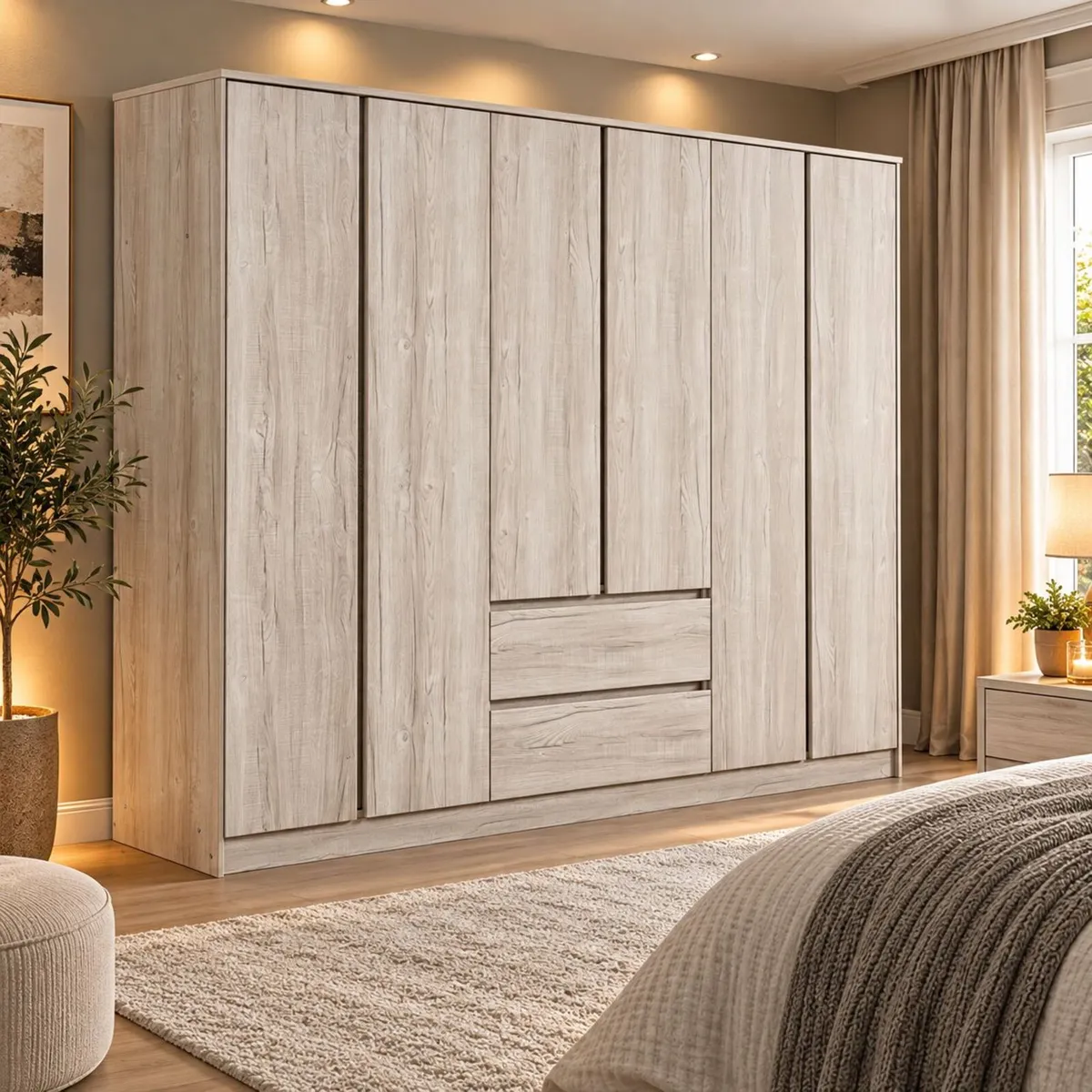 6 DOOR WARDROBES @ DSN Furniture - Image 1