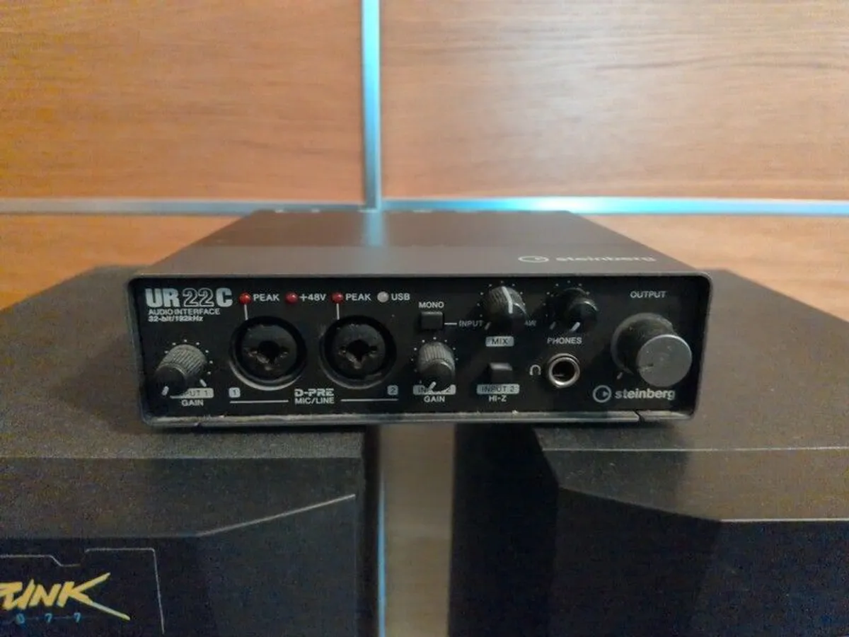Adam Audio T5V Studio Monitors (pair), Steinberg UR22C, Stands & Cables - Complete Home Studio Bundle - Image 2