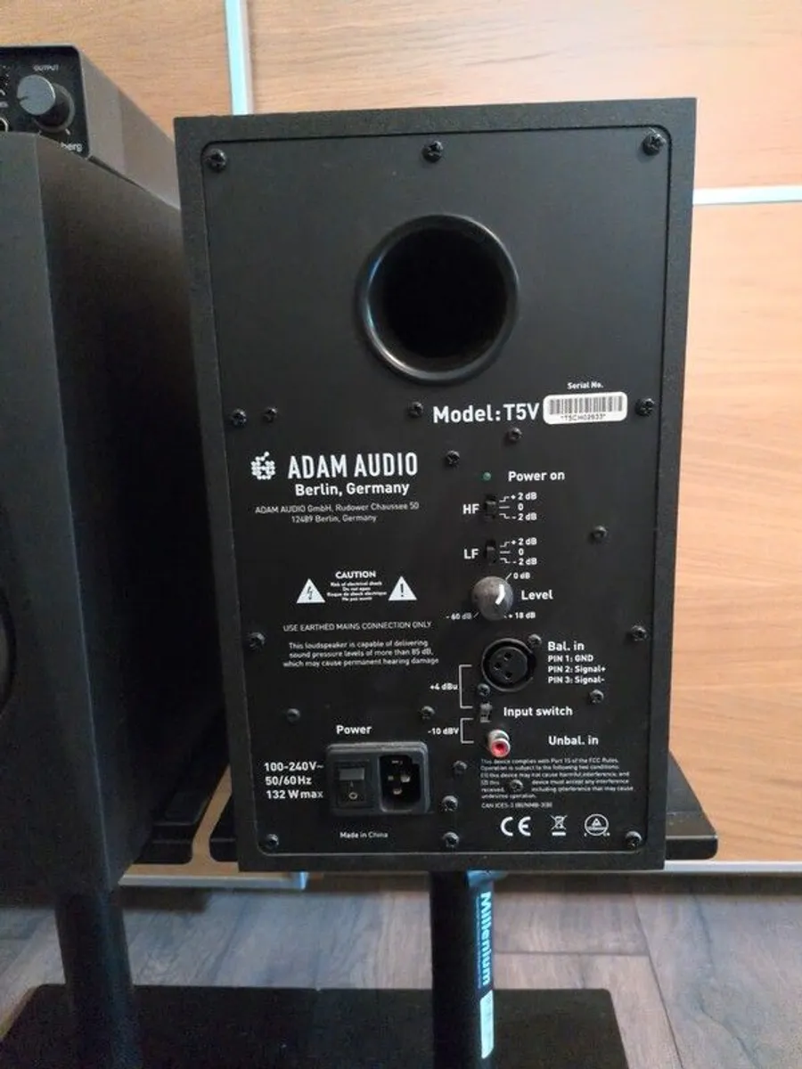 Adam Audio T5V Studio Monitors (pair), Steinberg UR22C, Stands & Cables - Complete Home Studio Bundle - Image 3