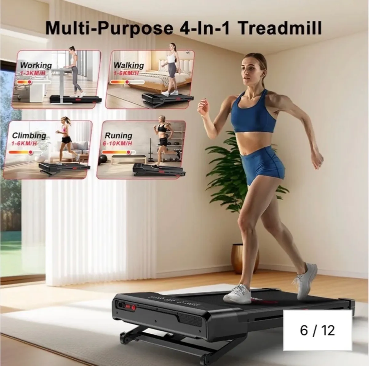 Walking Pad/  Under Desk Treadmill for Sale. - Image 1