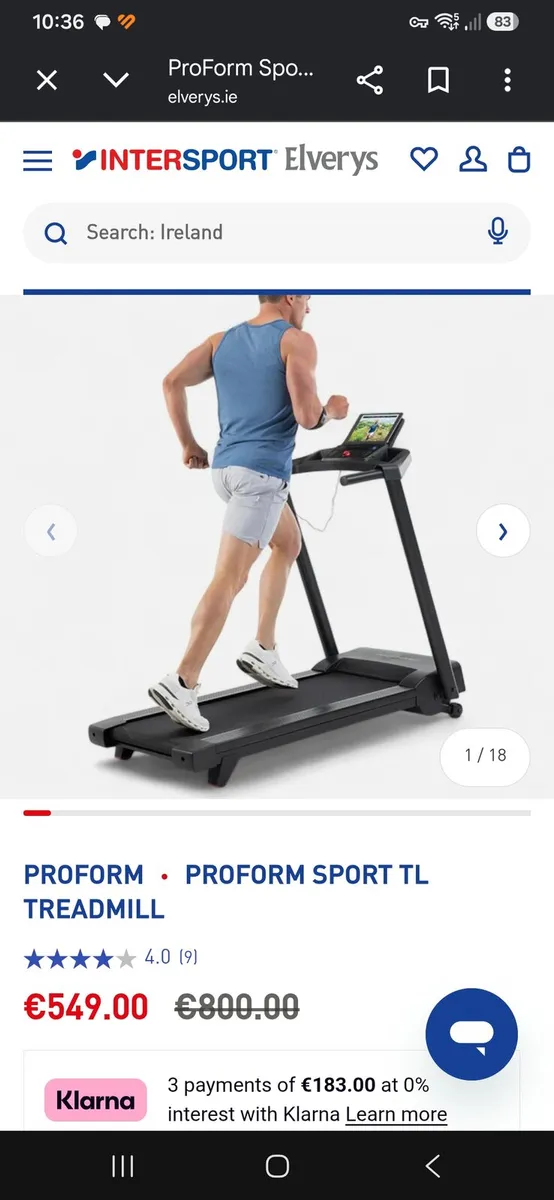 Pro-form Treadmill - Image 1