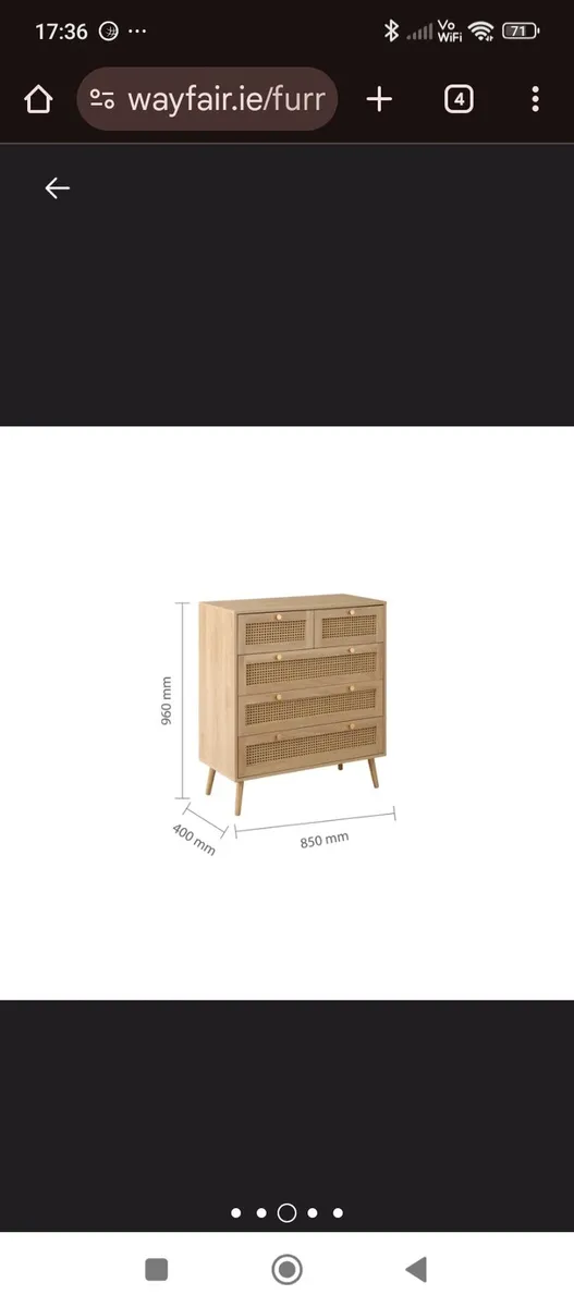Chest of drawers brand new in box - Image 4