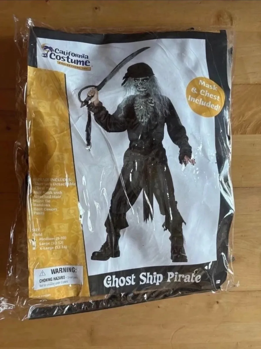 Ghost ship pirate kids costume - Image 1