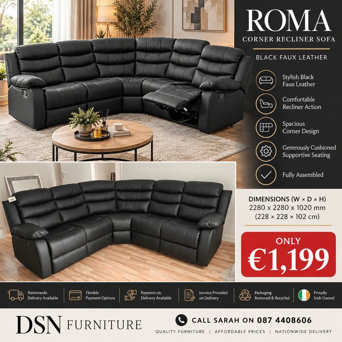 CORNER SOFAS @ DSN Furniture