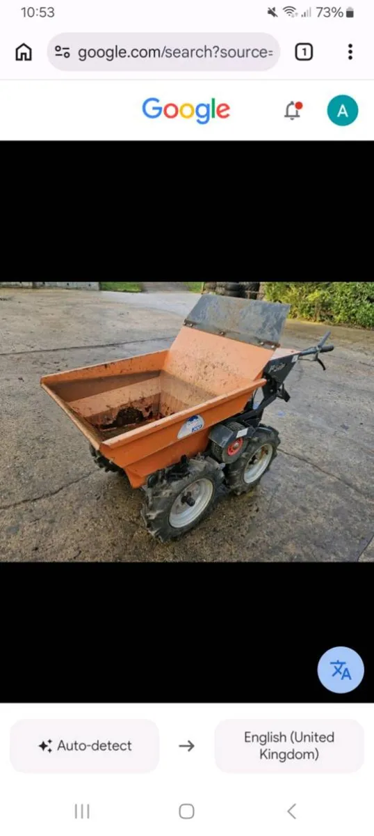 Belle mini dumper transmission repairs - Image 1