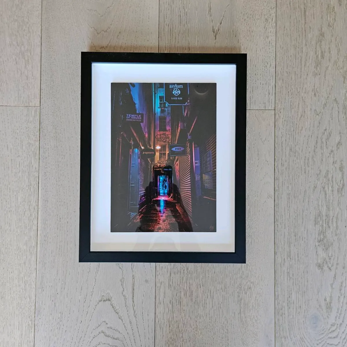Framed print "Dublin old school" print by Maxi - Image 1