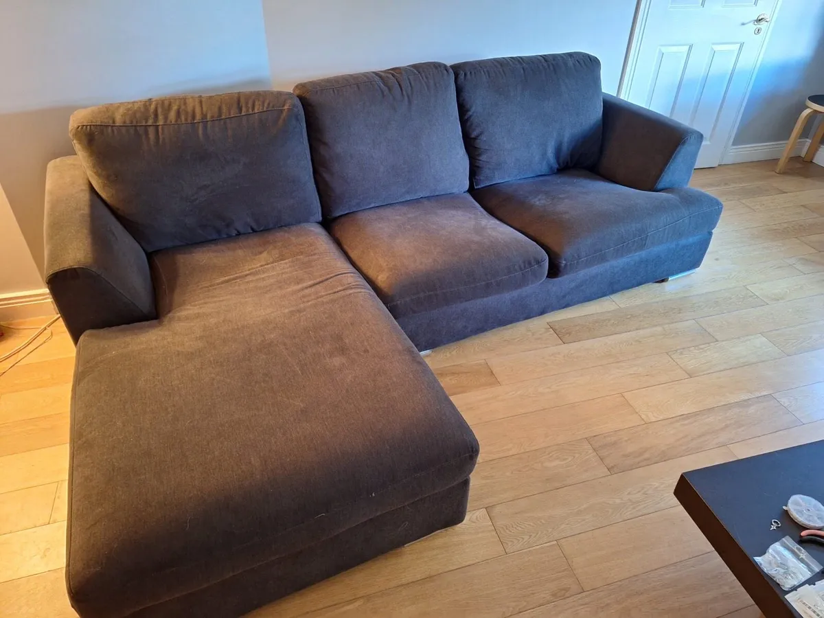 Three 3 Seater Sofa with Chaise Longue - Image 3