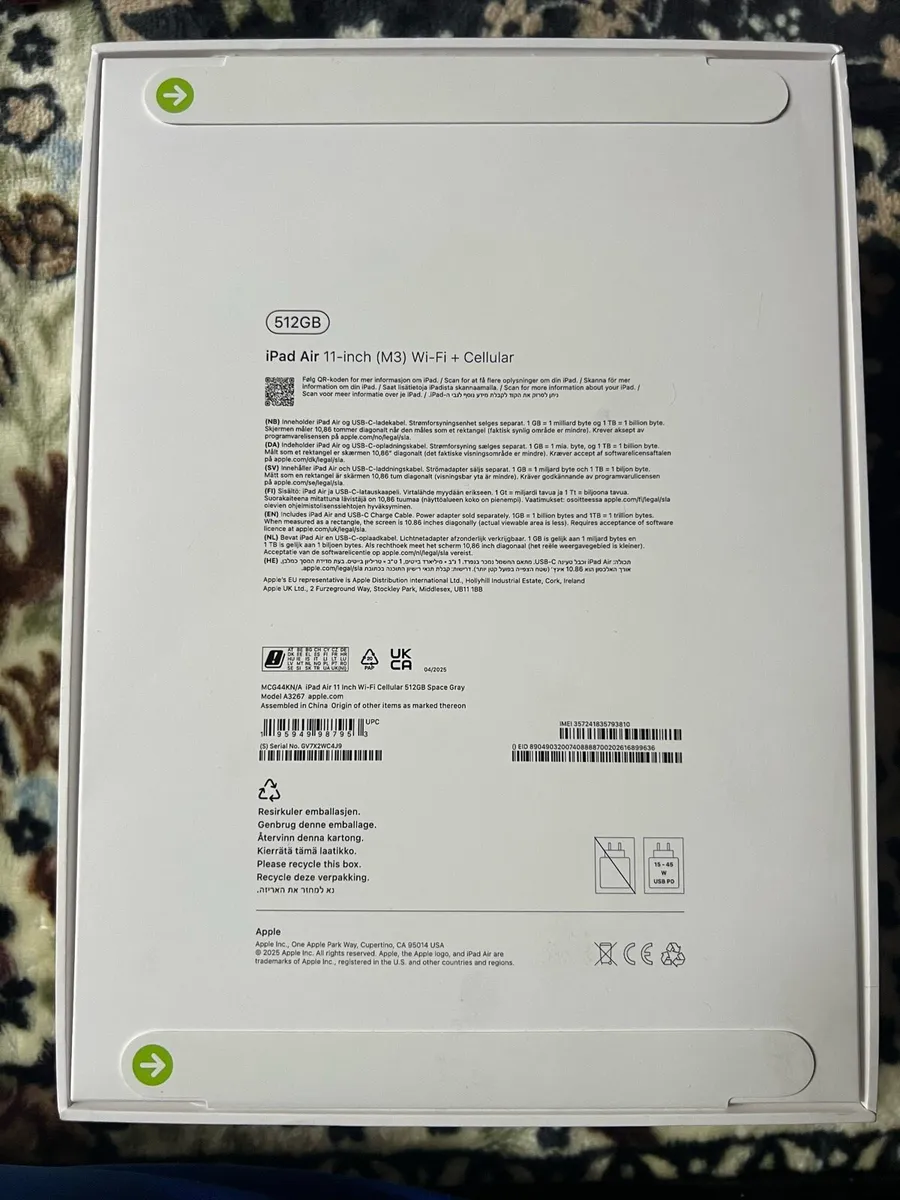 Apple iPad Air 11-inch M3 512- WiFi + Cellular - Image 2