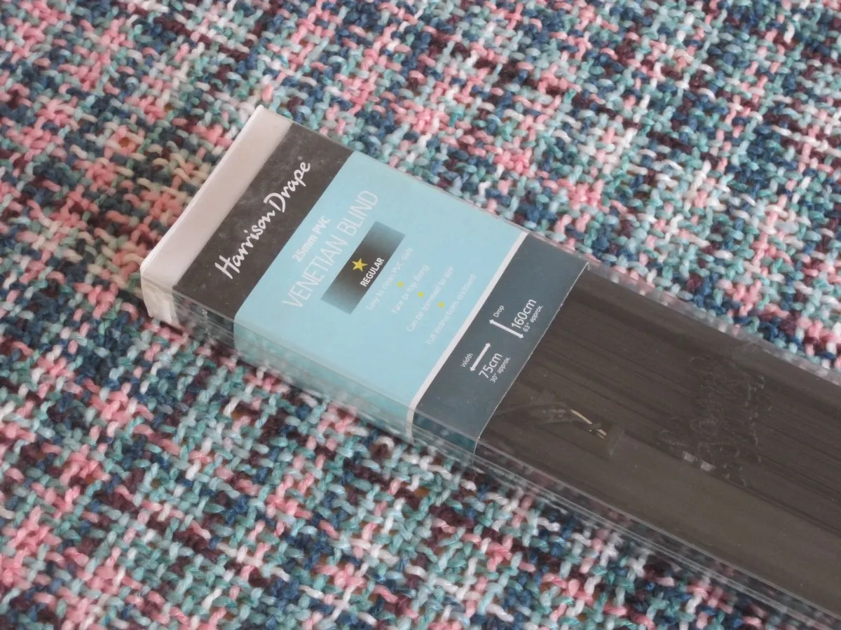 Black Venetian Blinds - Image 1