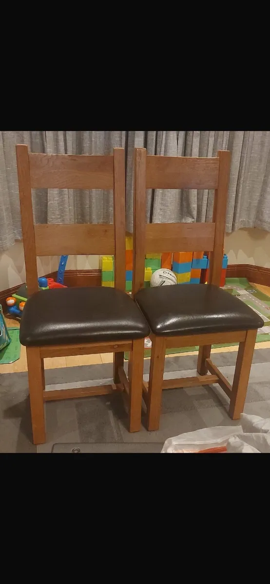 8 Oak Dining Chairs