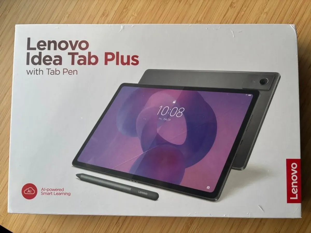 Lenovo Idea Tab Plus with keyboard & wall charger - Image 1