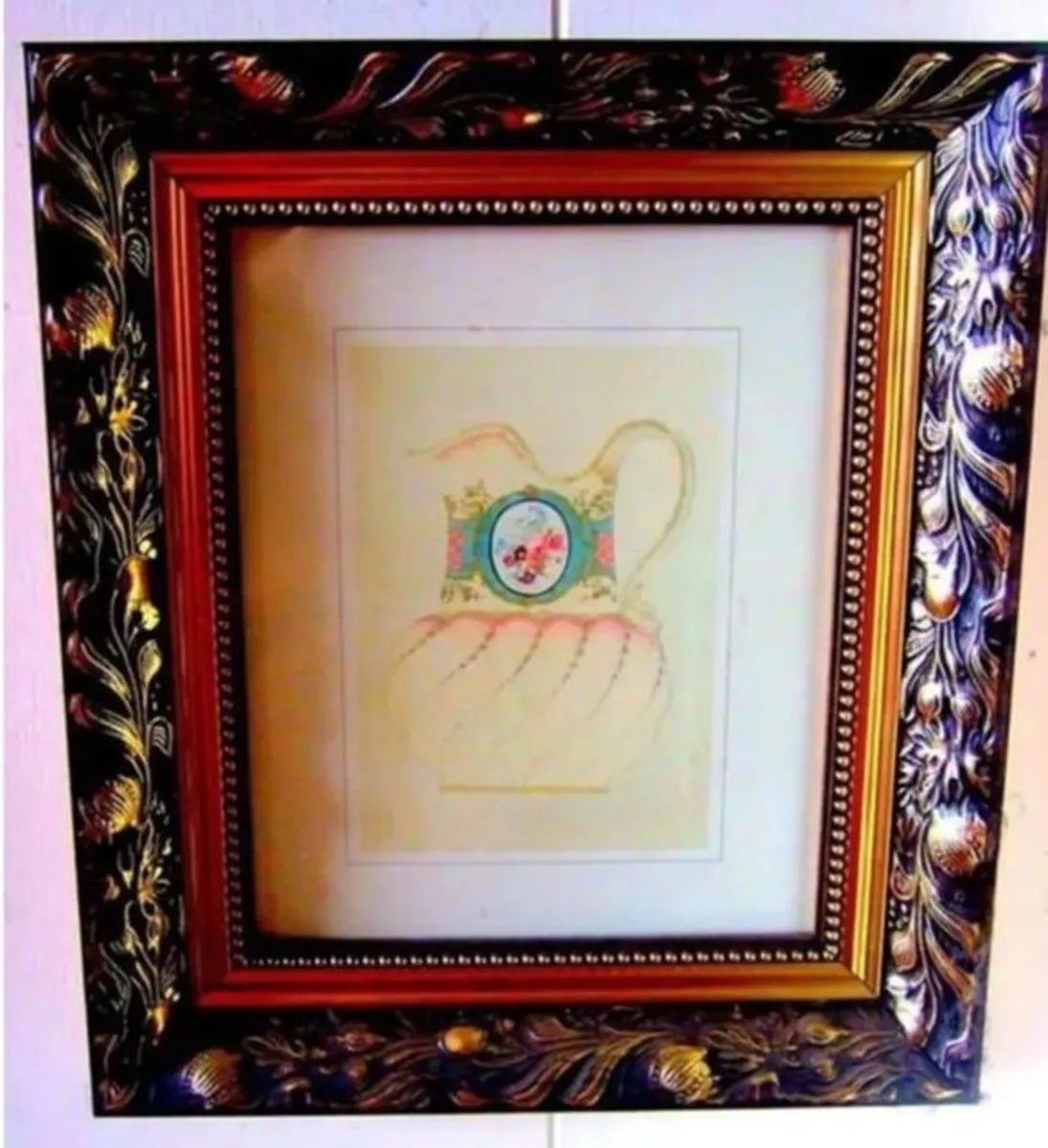 Set of 3 Matching Vintage Framed Classical Prints - Image 3
