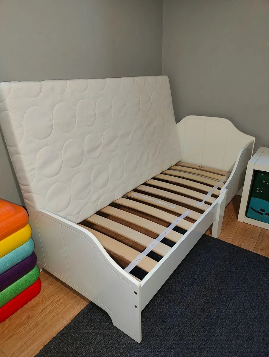 Toddler Bed and Mattress - Image 2