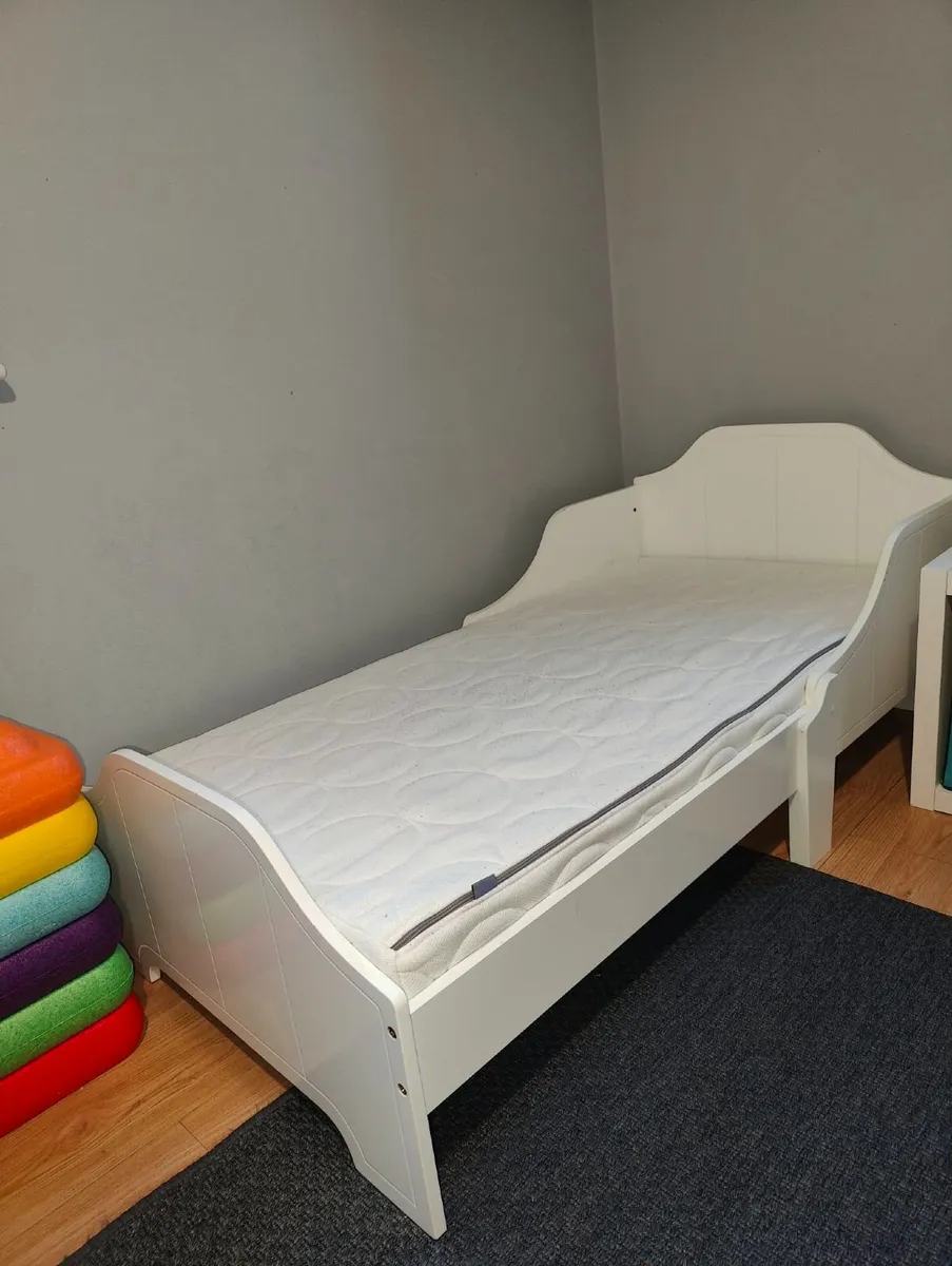 Toddler Bed and Mattress - Image 1