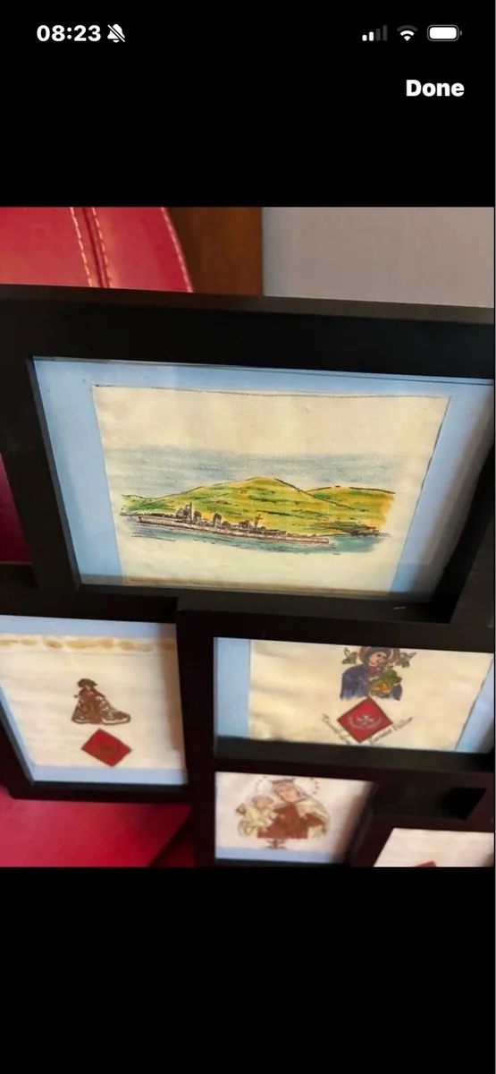 Original Handcrafted Spanish Military Art on Linen - Image 3