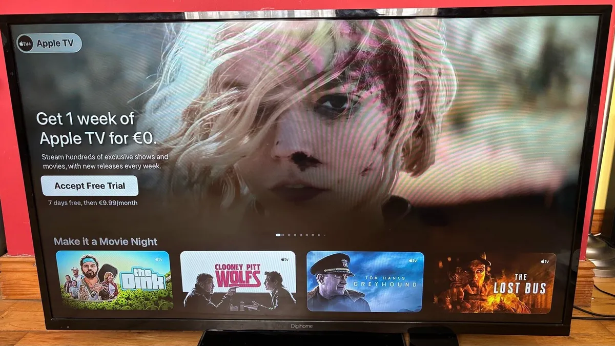 49” LED TV with 4K Apple TV - Image 1