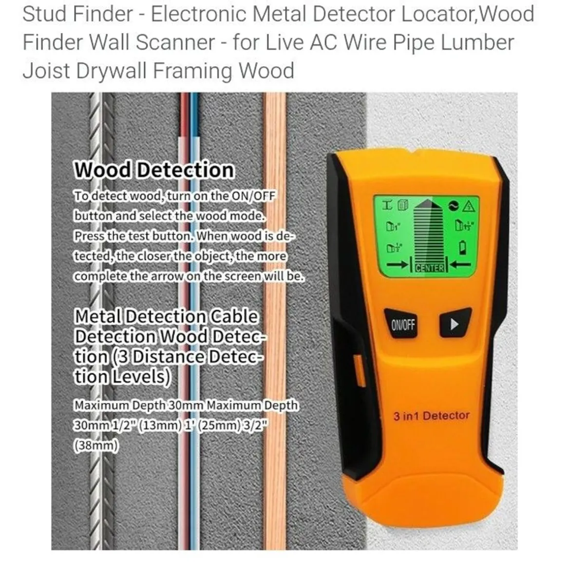 Brand New Wall Stud Finder - Image 4