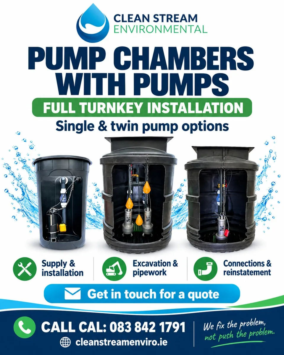 Pump chambers with pumps, supplied and fully insta - Image 1