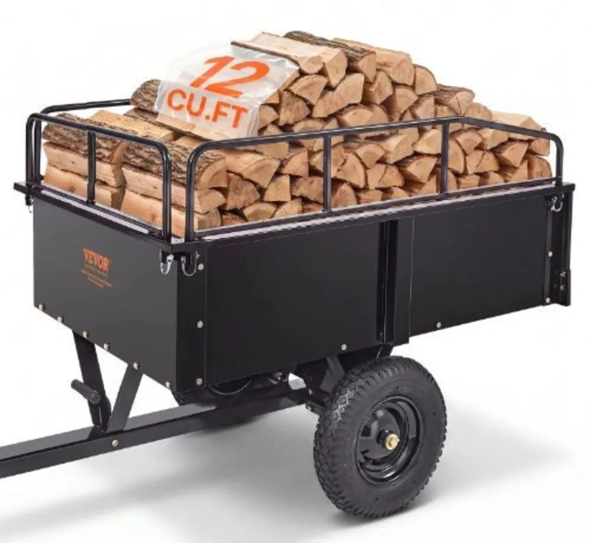 Heavy Duty ATV Trailer Steel Dump Cart - Image 4