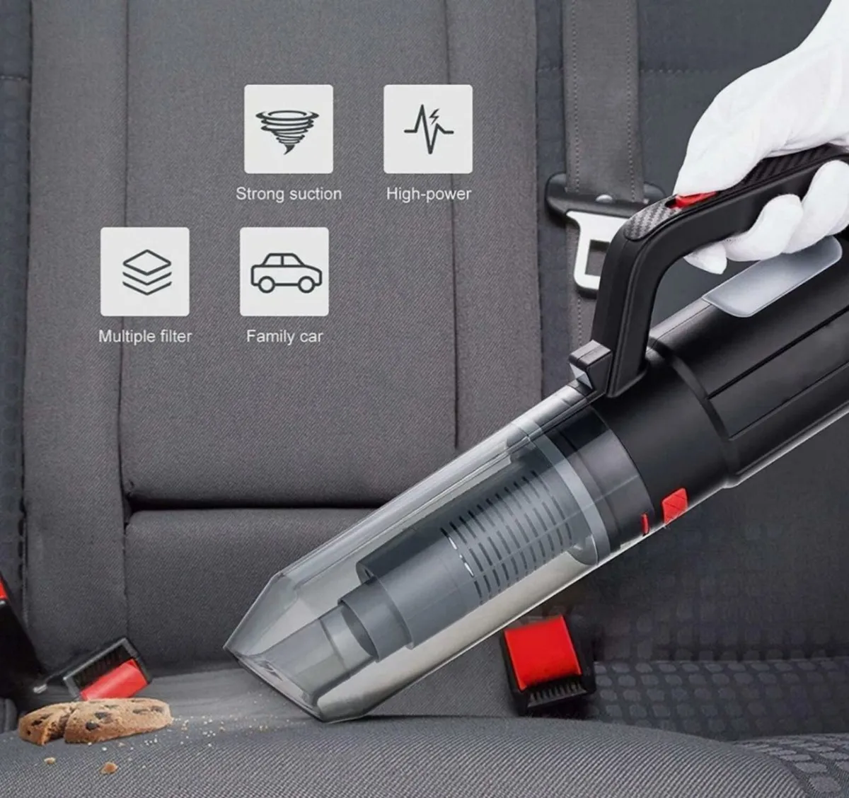 Vacuum Cleaner Blower 2 IN 1 12V. Powerful bat - Image 4