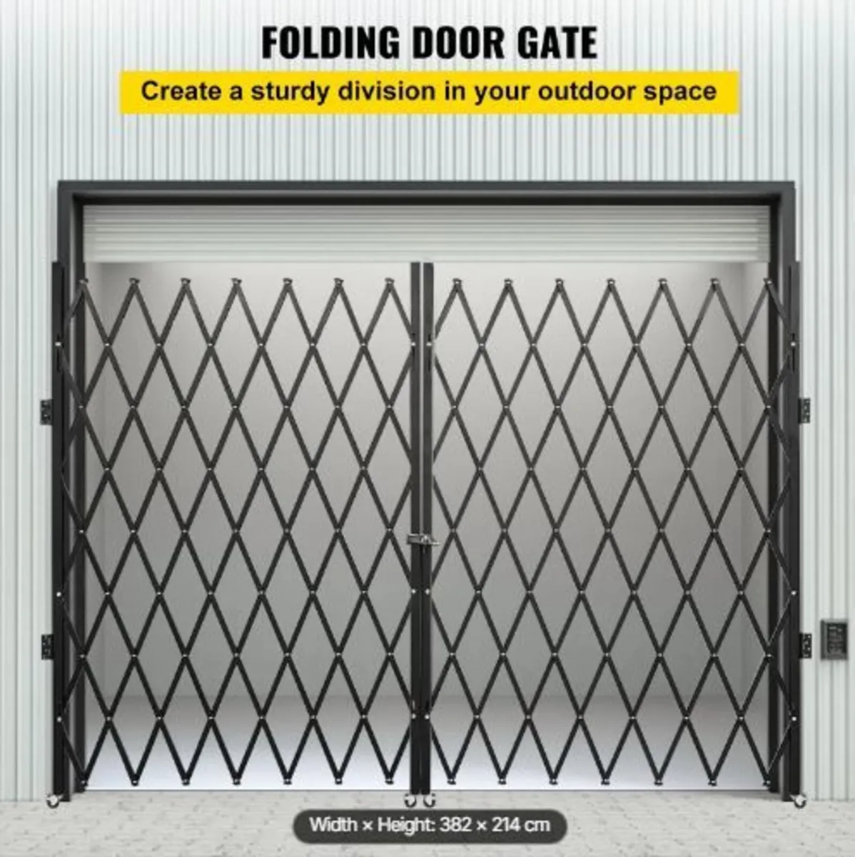 Double Folding Security Gate 310 × 154 cm - Image 3