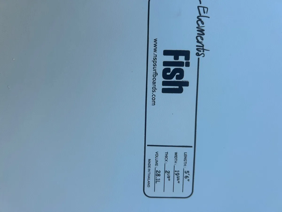5'7 fish surfboard - Image 4