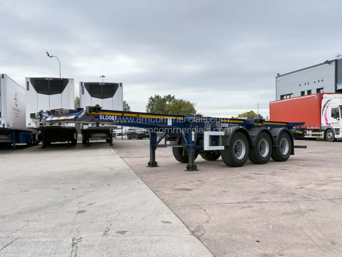 2021 DENNISON SLIDING SKELETAL TRI AXLE TRAILER - Image 3