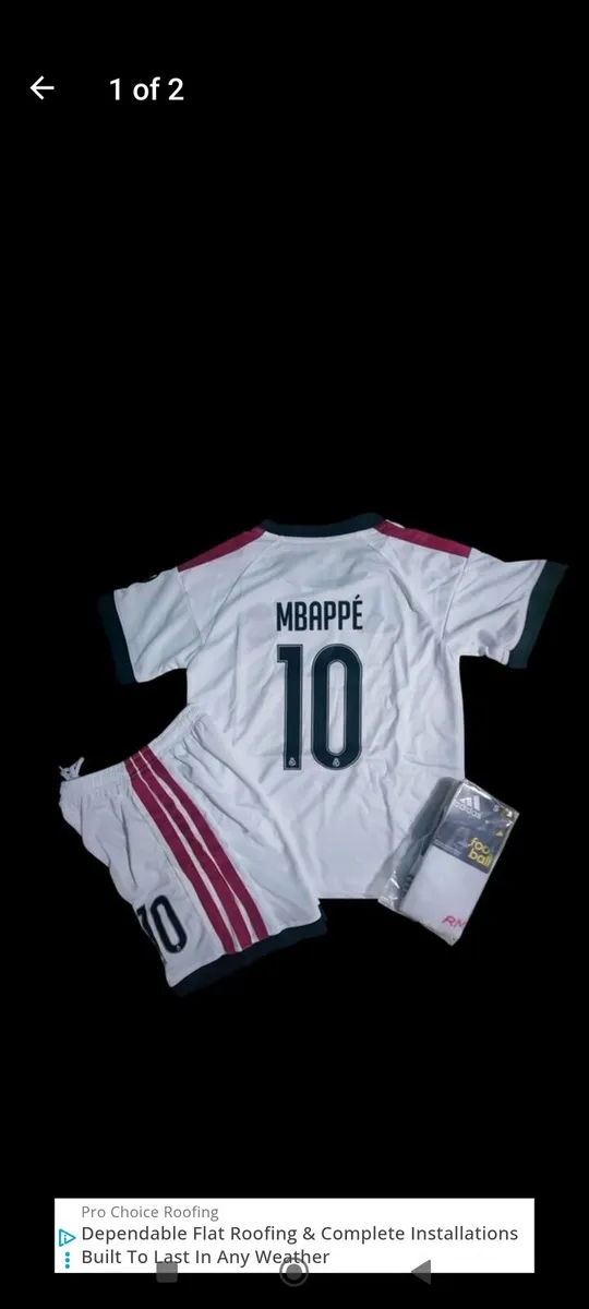 REAL MADRID 26/27 ( MBAPPE 10)SIZE ,6/7, 7/8,10/11 - Image 2