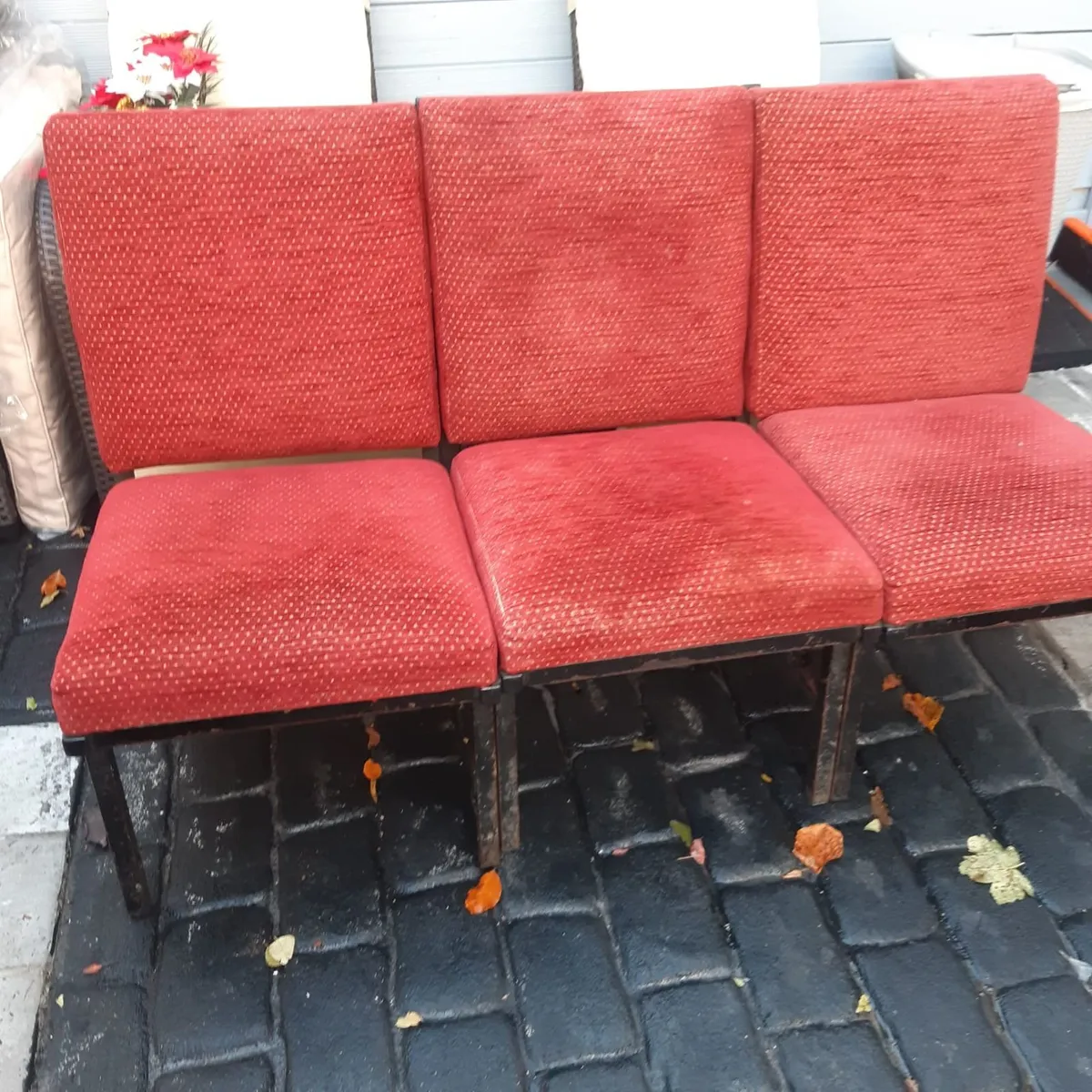 Steel framed chairs - Image 1