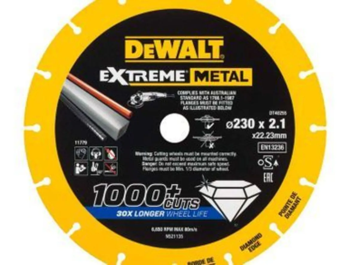 DeWalt DT40255 230 x 22.23mm Extreme Metal Wheel