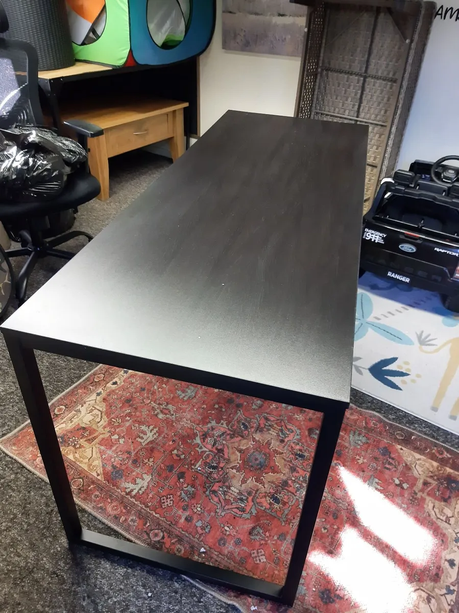 Office desk or study desk.