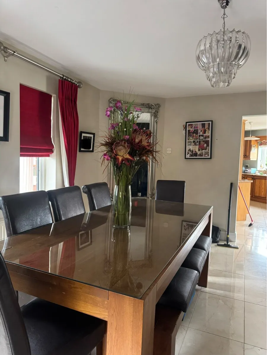 Pure solid wood Dining Table, Chairs & Bench - Image 4