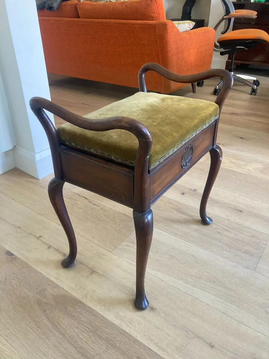 Antique Piano Stool - Image 4