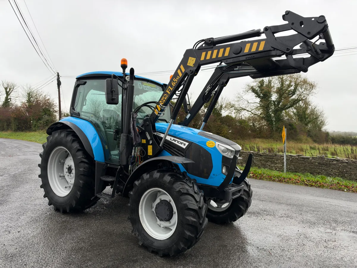 2023 Landini 5-120 with RossMore Loader - Image 1