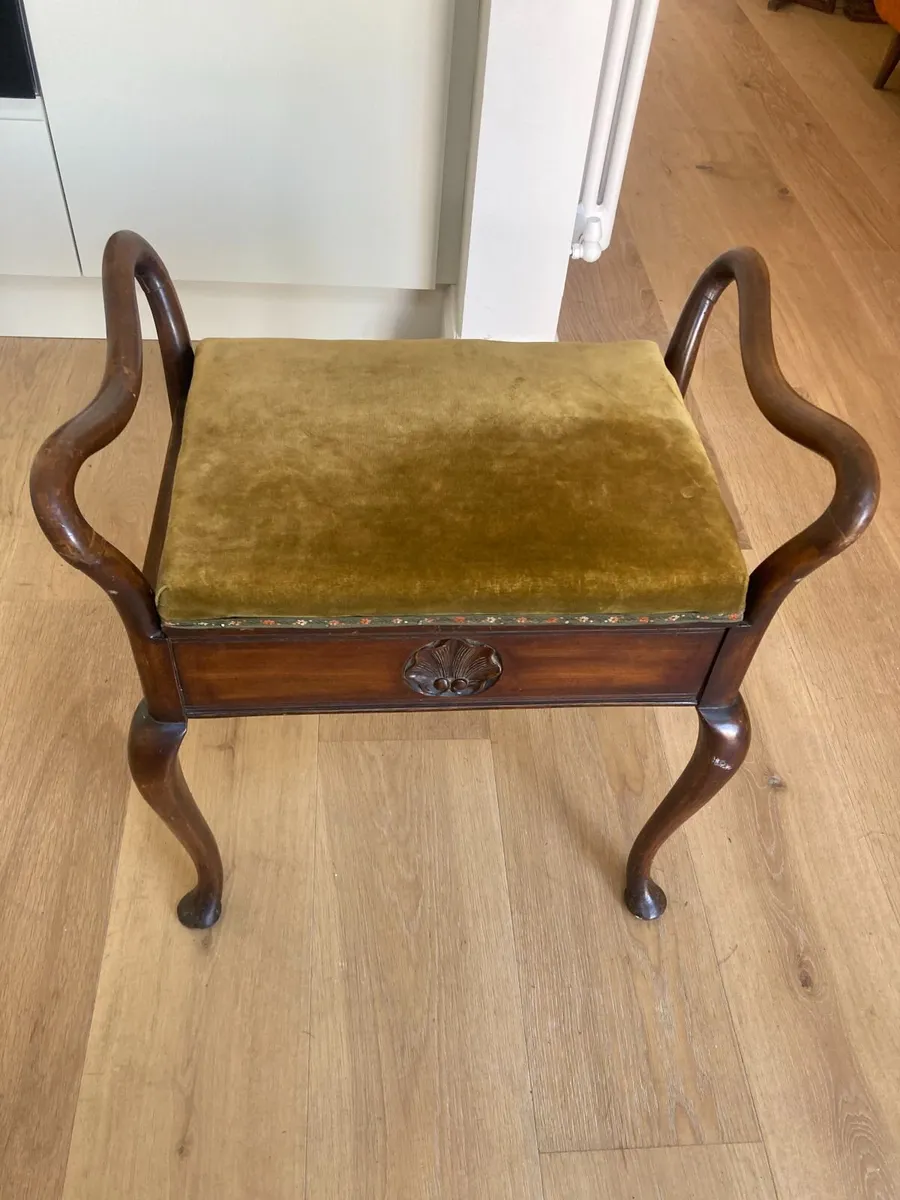 Antique Piano Stool - Image 3