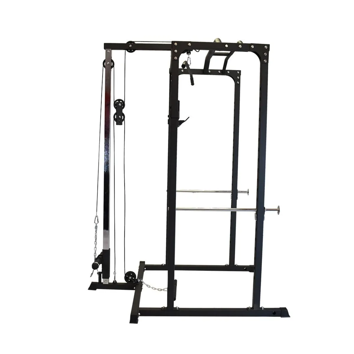Squat Rack (Power Cage) with Pulley System - Gym - Image 2