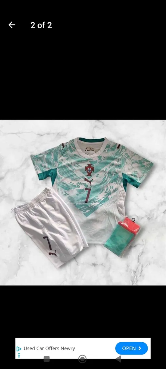 Portugal 2026 (away/ Ronaldo 7) ,size 4/5, 5/6 Yrs - Image 2