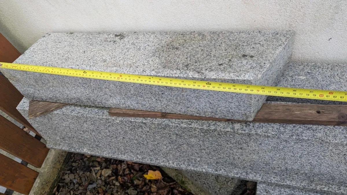 Premium Solid Silver-Grey Granite Window Cills - Image 4