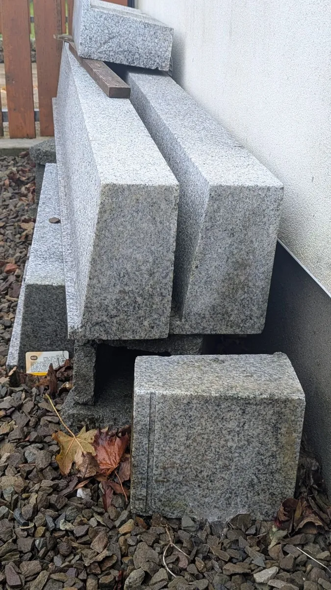Premium Solid Silver-Grey Granite Window Cills - Image 1