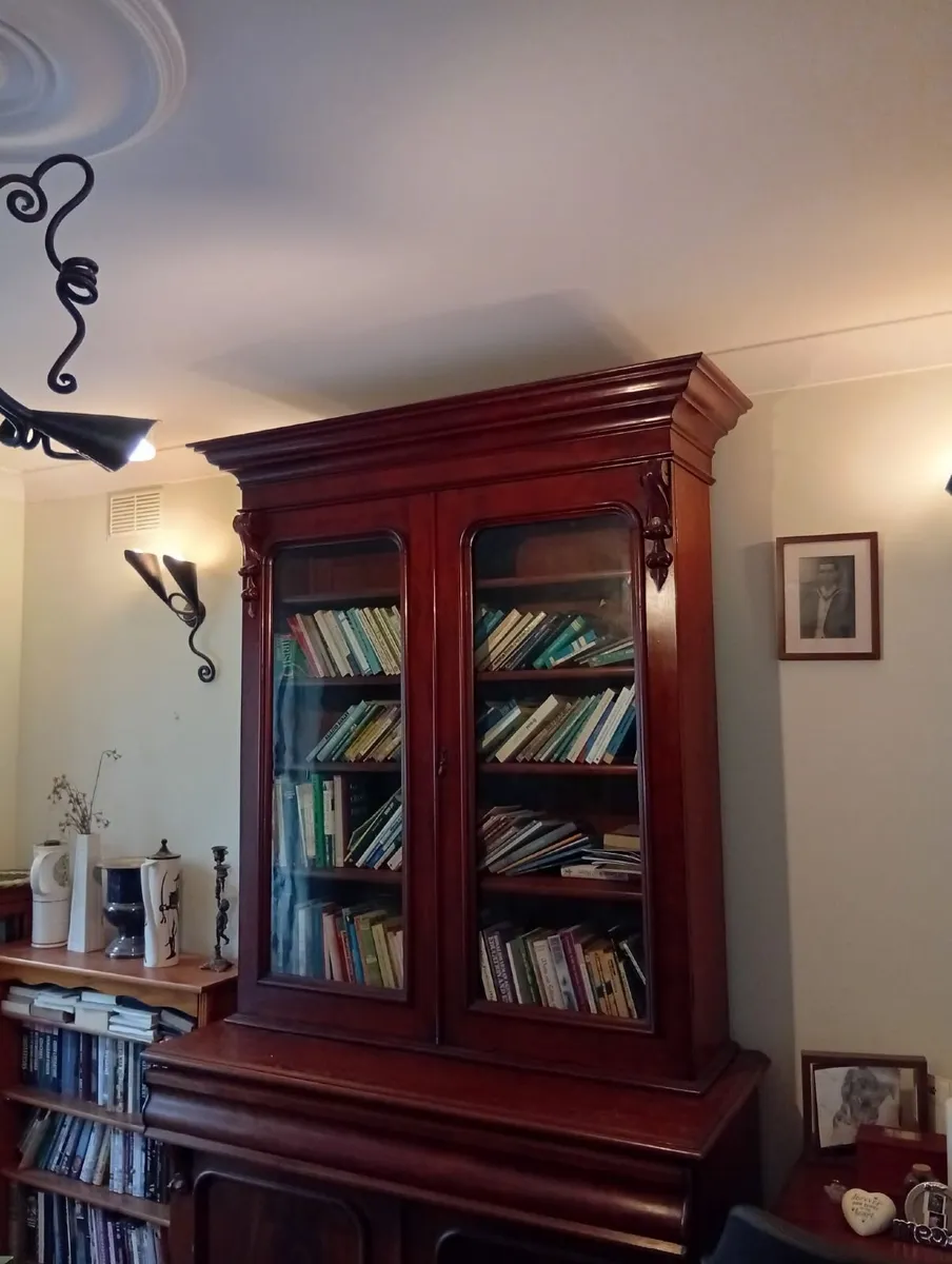 Antique  Mahogany Book Case, Limerick. - Image 3