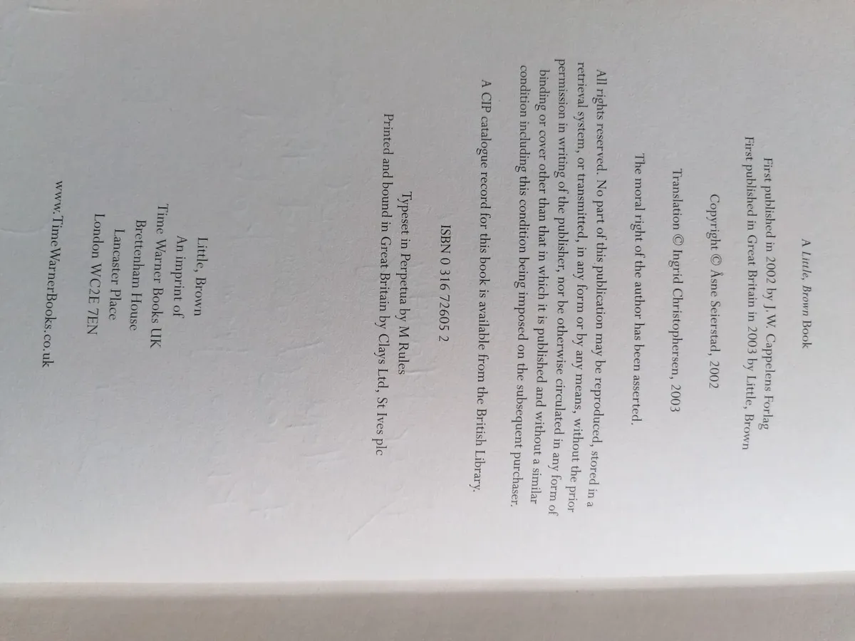 1st Ed signed The Bookseller of Kabul - Image 4