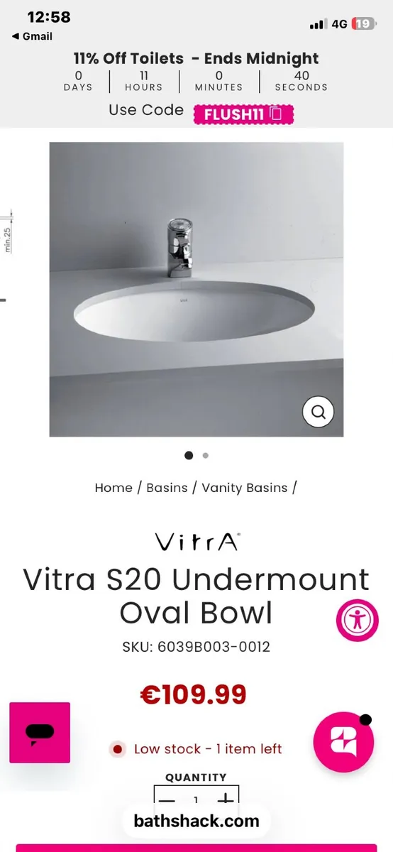 Sink for bathroom - Image 2