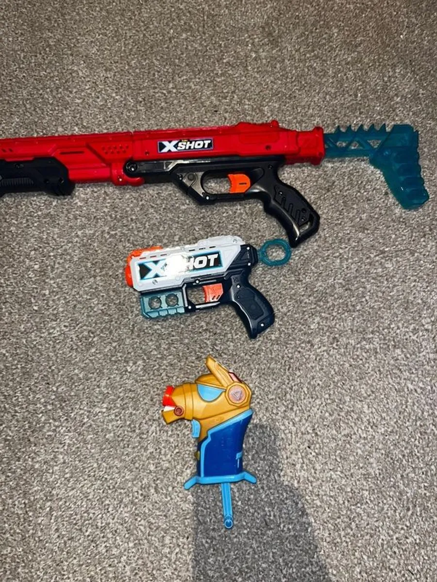 Nerf guns bundle with bullets and vest - Image 4
