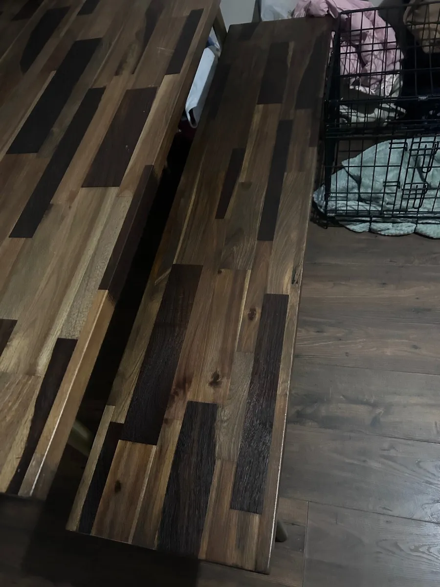 Solid Wood Dining Table & Bench – Michael Murphy F - Image 4
