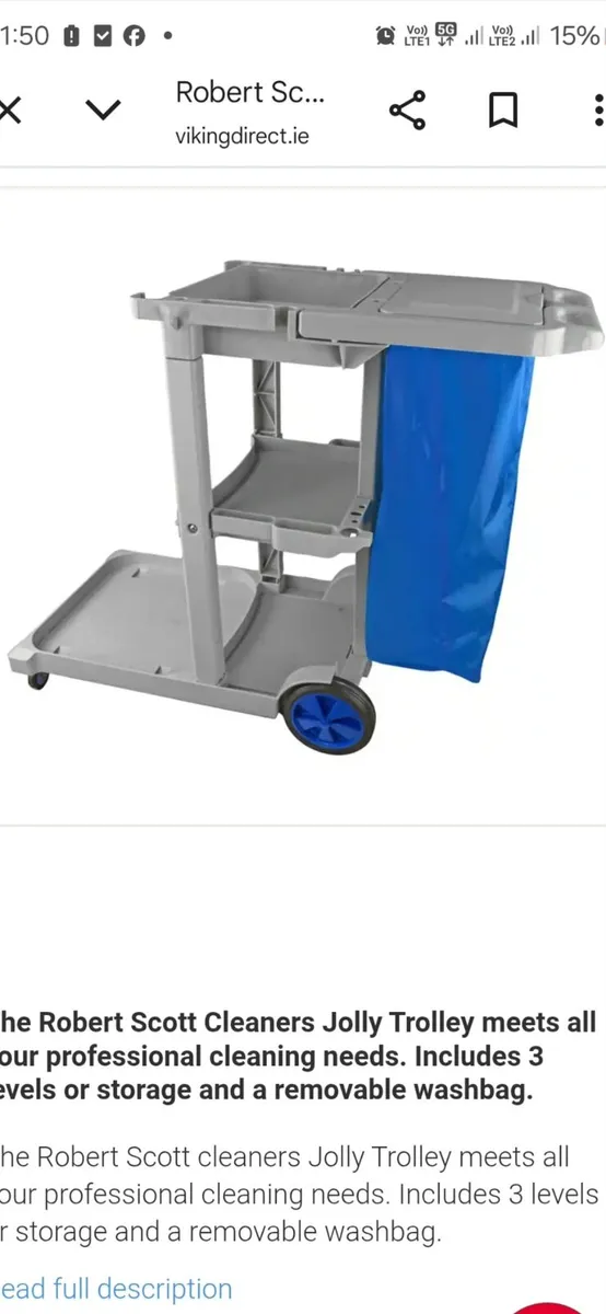 Professional Cleaning trolley