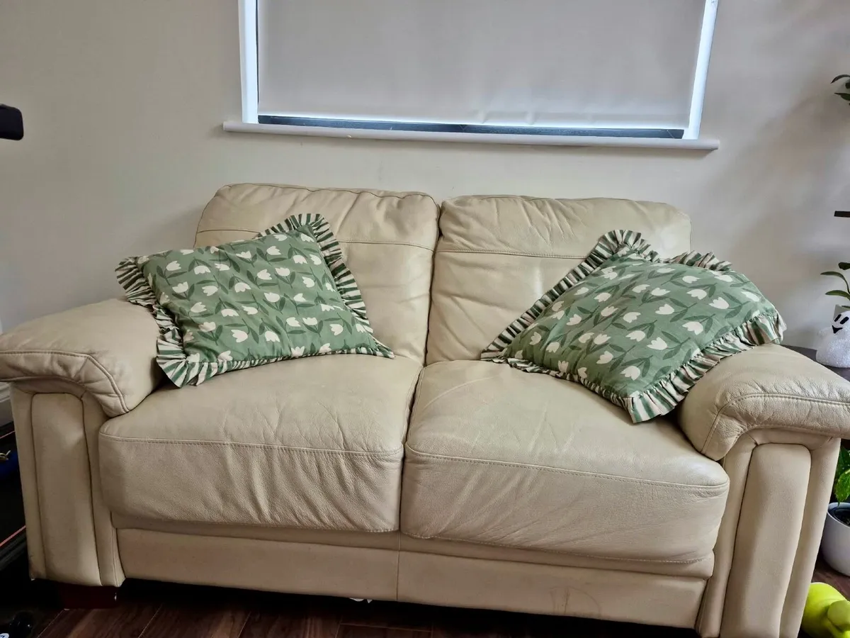 Leather Sofa - Image 1