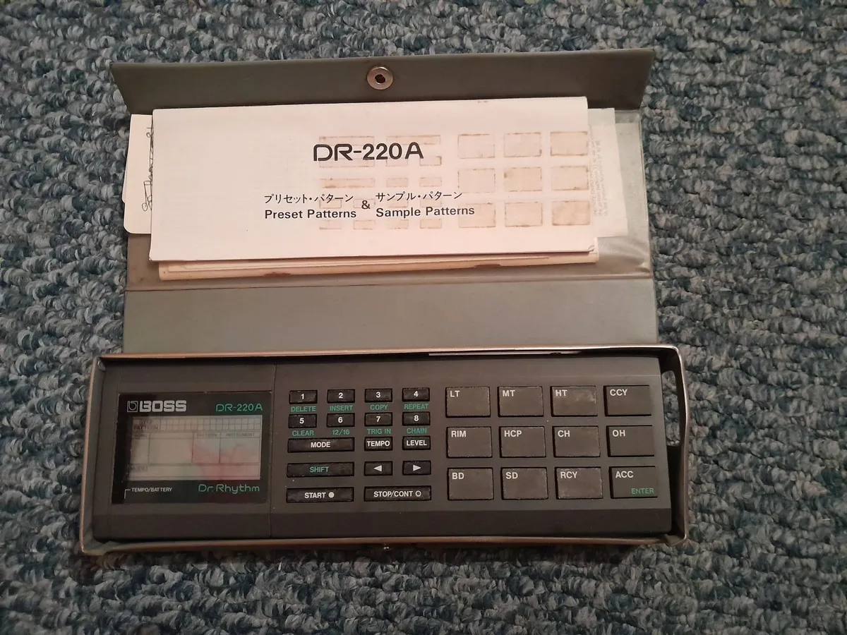 BOSS DR-220A  Retro 1980’s Drum Machine - Image 1