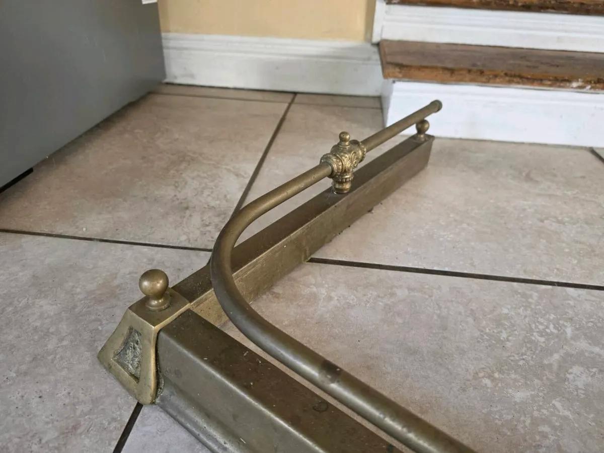 Antique Fender Andirons and companion set - Image 3