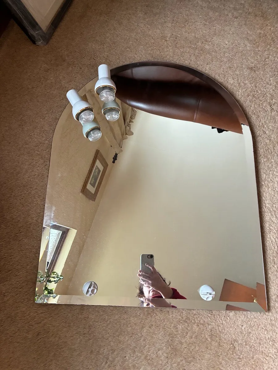 Bathroom mirror with lights